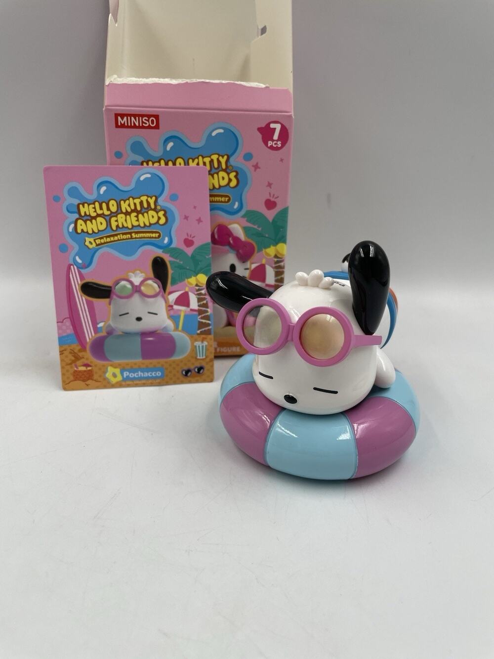 MINISO Hello Kitty and Friends Relaxation Summer Series Pochacco Confirmed